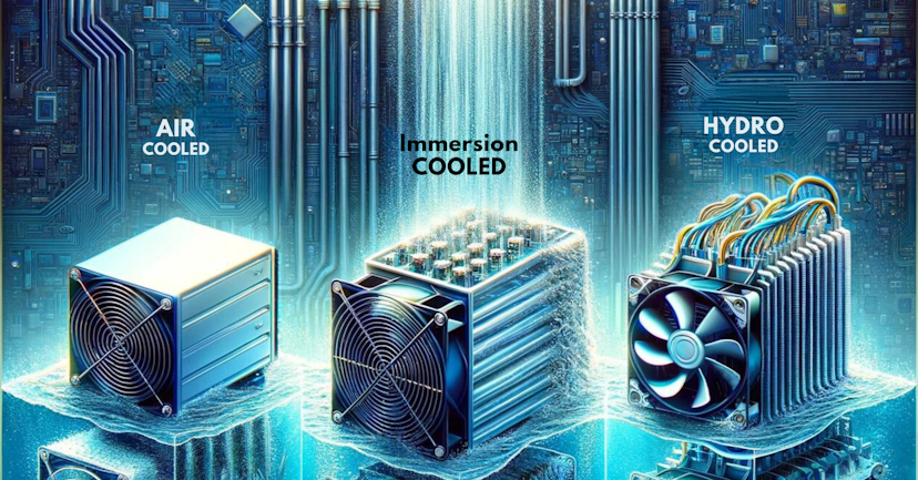 Air-cooled vs. Immersion vs. Hydro ASIC Machines: Understanding ASIC Machine Differences